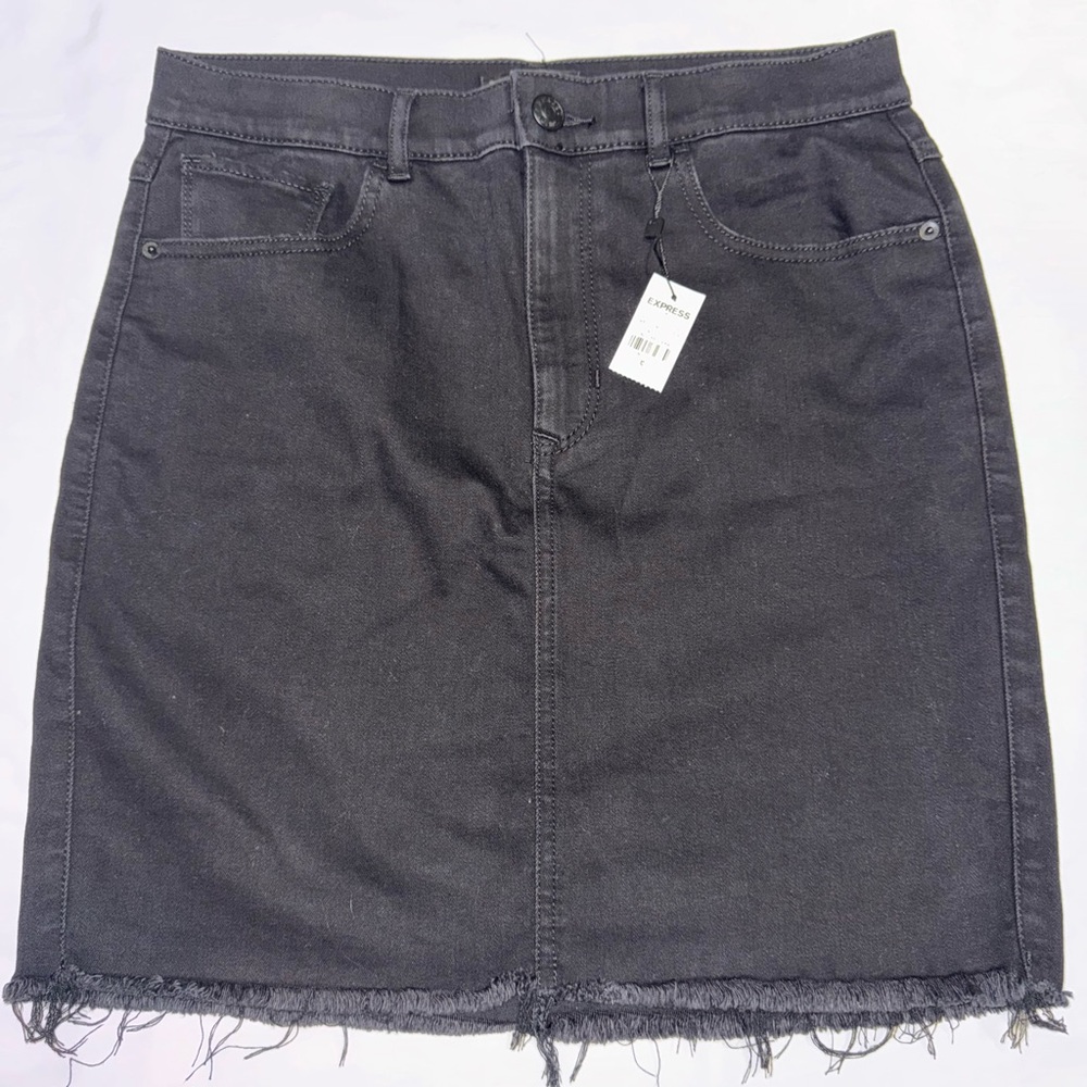 Express Black Mini Skirt
